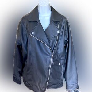 Universal Thread Women’s Faux Leather Biker Jacket